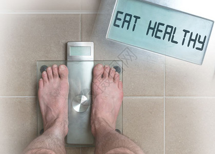 人体和rrrsquuo体重缩放的脚健康饮食图片