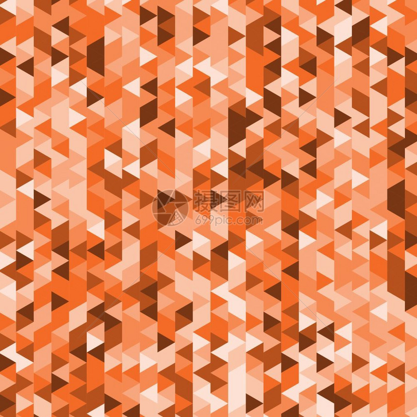 具有几何橙色背景种群矢量的简要背景图片