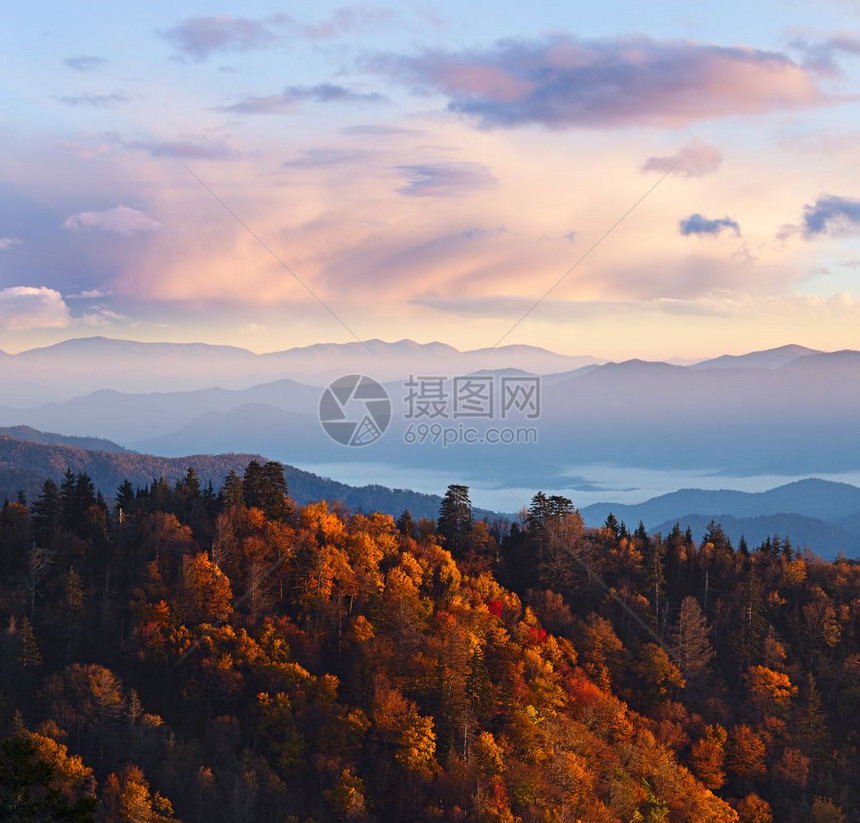 美国斯莫基山大烟公园图片