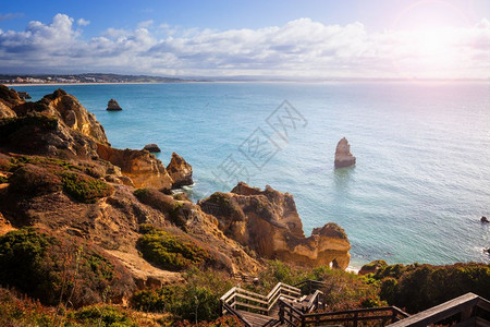 葡萄牙Algarve阳光沙滩图片
