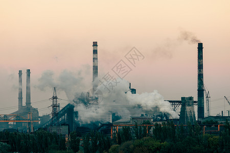 空气污染概念工业景观图片