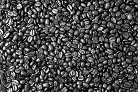 咖啡豆黑色图片