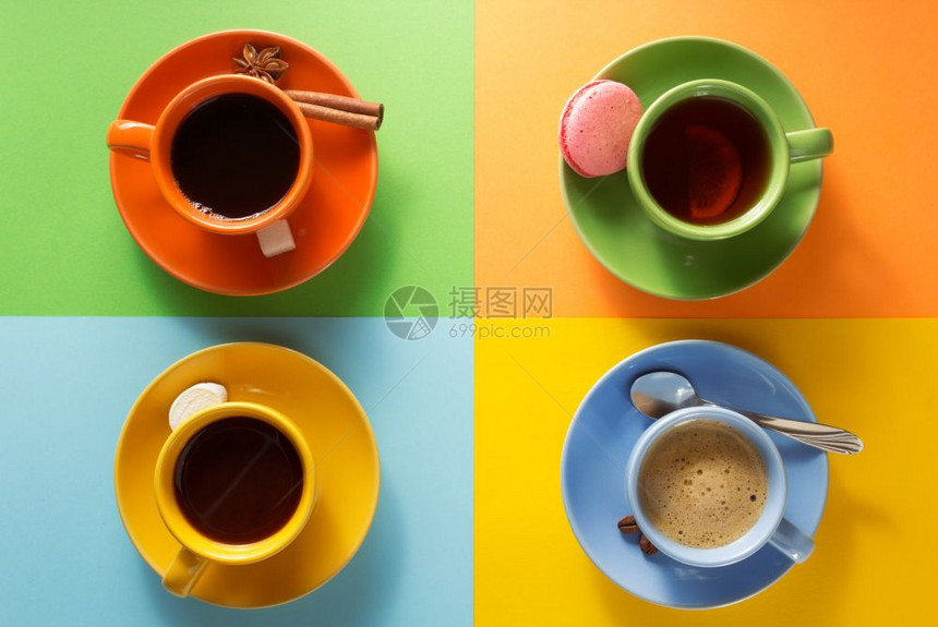 咖啡茶和可图片