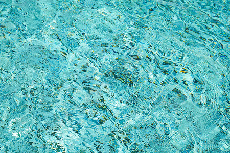 浅蓝色游泳池波浪图片