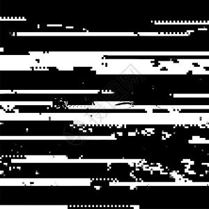 Glitch背景数据衰减字像素噪音纹理电视信号失效计算机屏幕错误抽象的Grunge壁纸闪烁背景背景