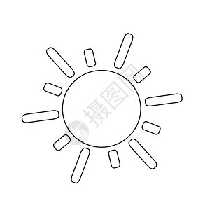 太阳图标背景图片