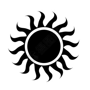 太阳图标背景图片