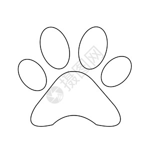 动物爪印图标图片