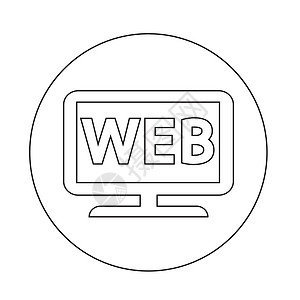 Web电视图标图片