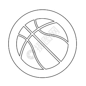 篮球填色图标篮球图标背景