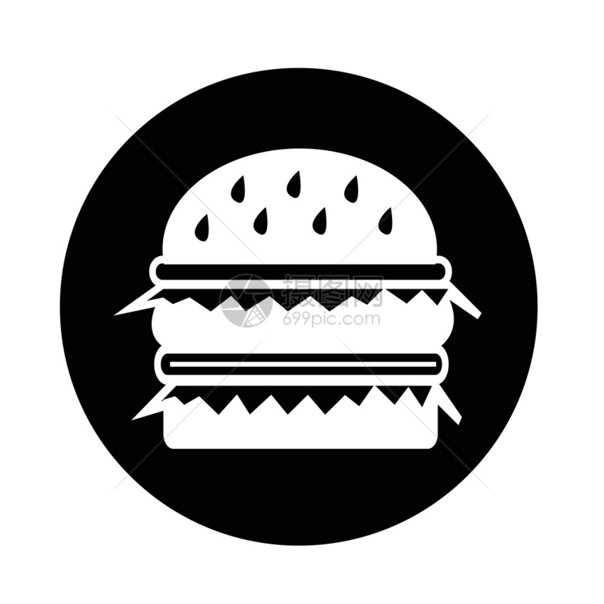 漢堡图标图片