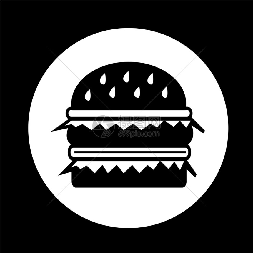 漢堡图标图片