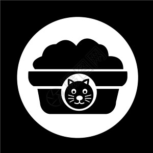 容器图标宠猫食品图标背景