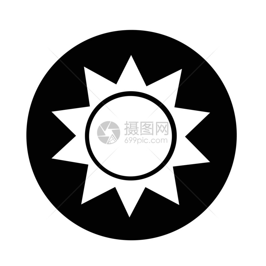 太阳图标图片