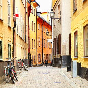 瑞典斯德哥尔摩旧街图片