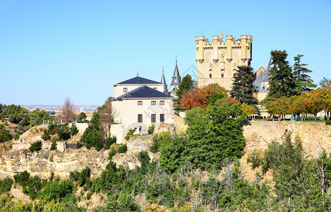 塞戈维亚城堡阿尔卡扎之景西班牙图片