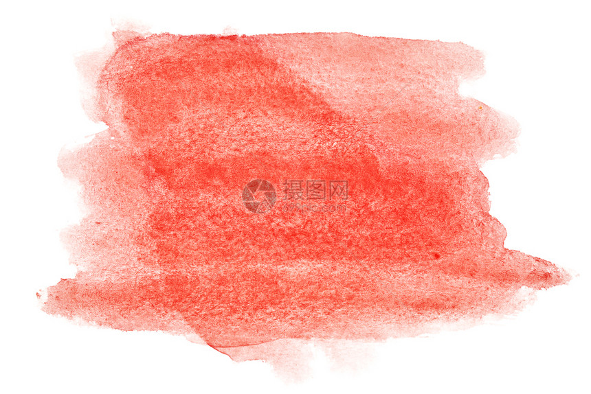 红水彩色中风抽象背景图片