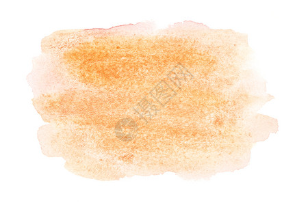 橙色水染抽象背景图片