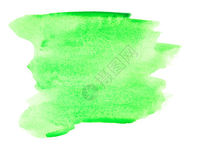 水彩绿色笔刷绿色水彩笔刷背景或您自己文字的空间背景