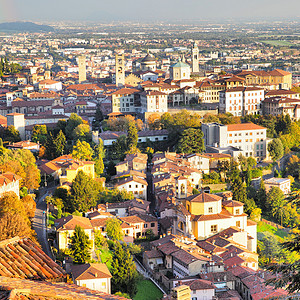 意大利Bergamo的视野图片