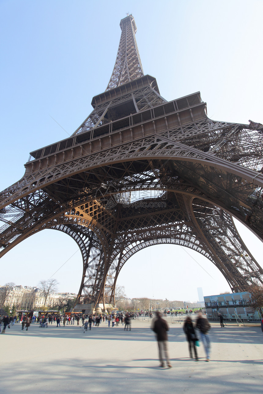 Eiffel塔在法国巴黎的特闭式Eiffel塔图片
