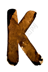 字母KK咖啡中的字母图片