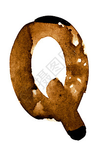 字母Q咖啡中的字母图片
