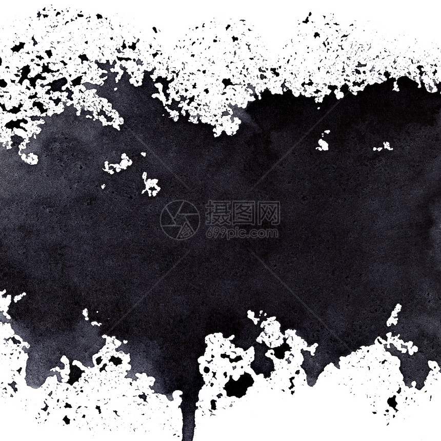 涂黑纸条Grunge抽象背景鼠标插图图片