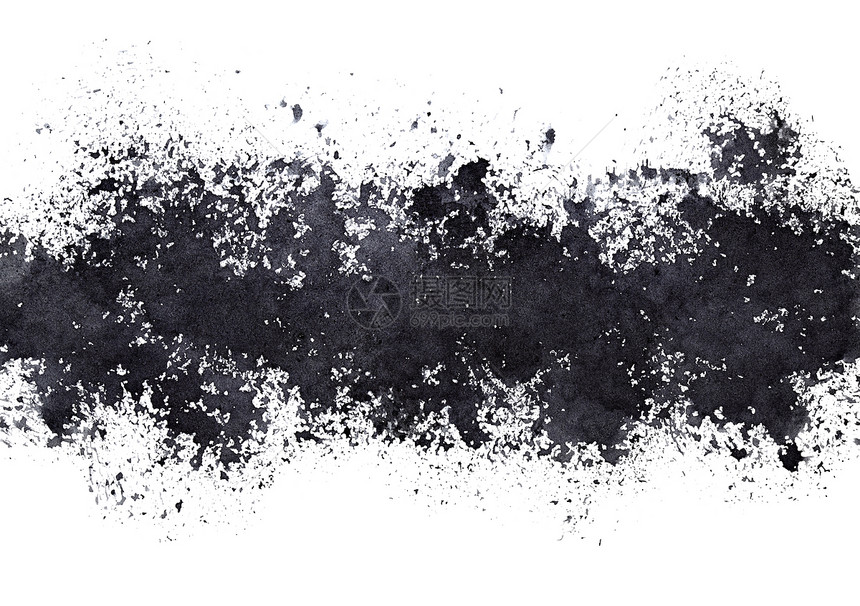 黑漆污迹的条纹Grunge抽象背景鼠标图示图片