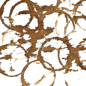 纺织品桌布上的咖啡污渍图片