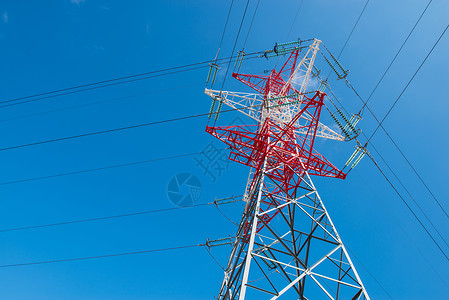 高压电塔线缆图片