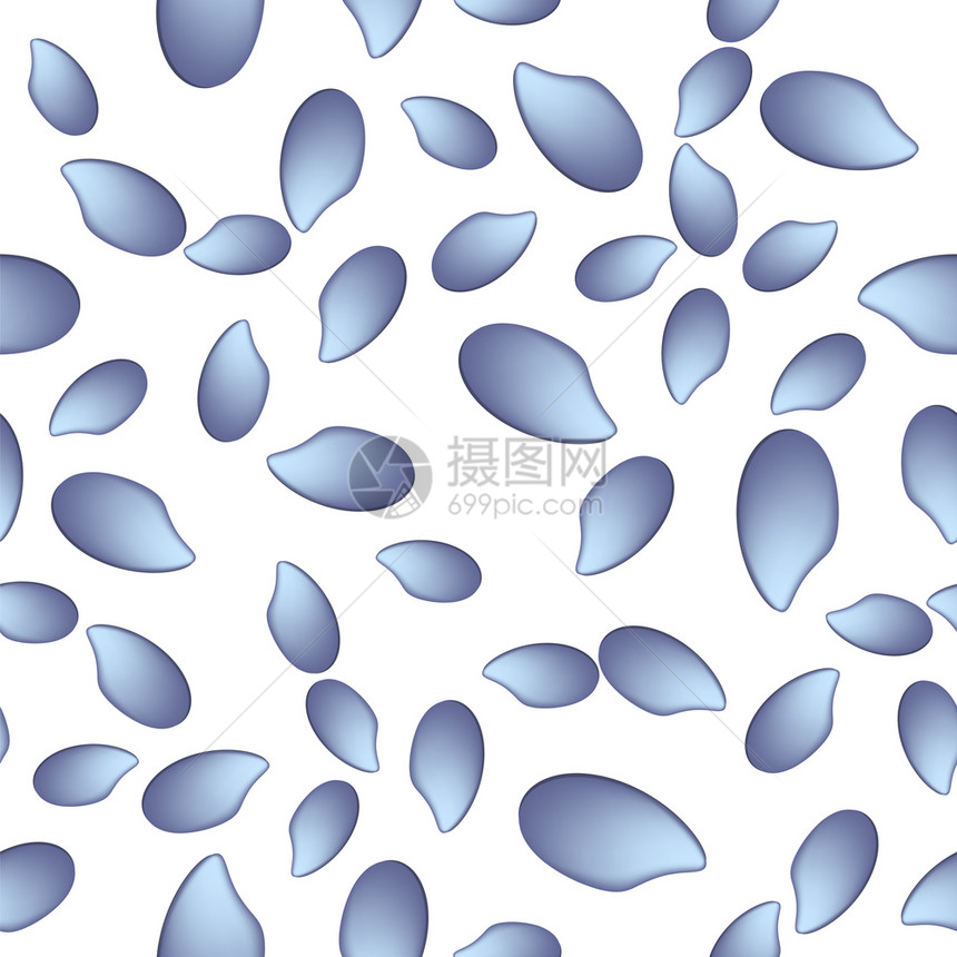 白背景上孤立的无蓝贝系缝模式蓝贝系无缝模式图片