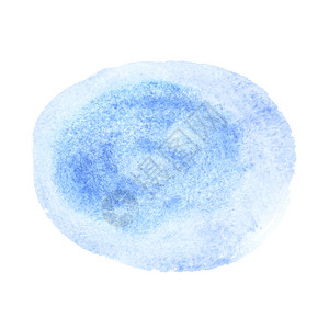 水彩风碗面蓝圆水彩色笔风您自己的文字空间背景