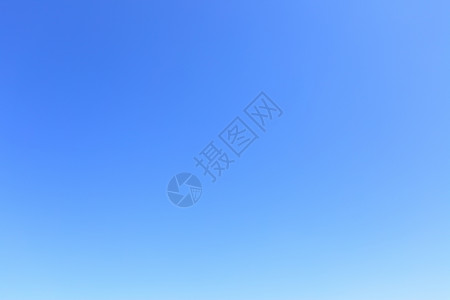 清晰无云的蓝天空可用作背景高清图片