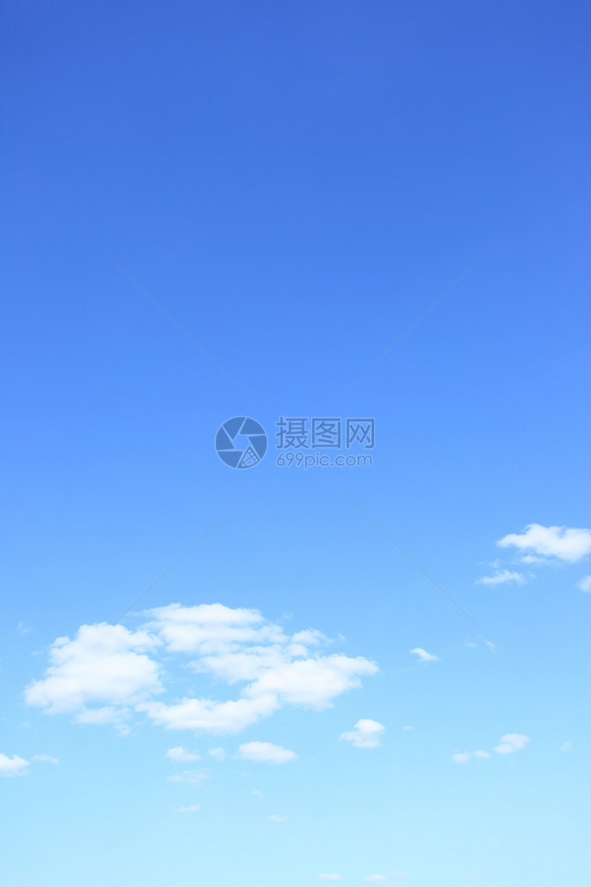 蓝色天空云文字空间大图片