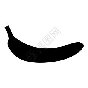 香蕉黑图标图片
