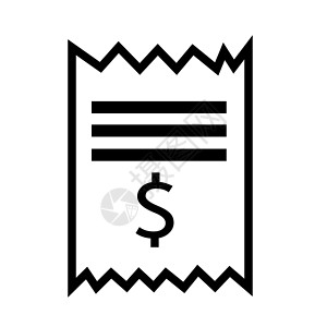 钞票图标发票账单图标背景