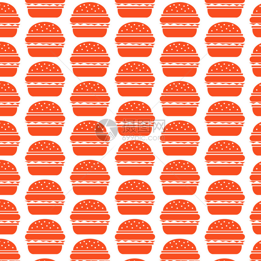 汉堡图标样式背景图片
