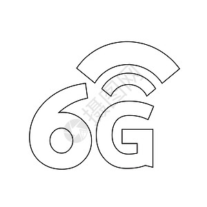 传输图标6G无线Wifi图标背景