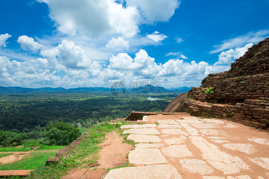斯里兰卡Sigiriya狮子石堡垒图片