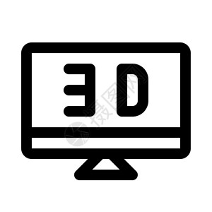 3D监视器背景图片