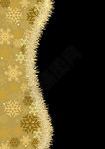 带金圣诞链的节背景背景图片