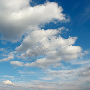 蓝天的云层美丽自然背景图片