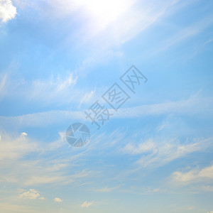 蓝天阳光明媚堂背景白云图片