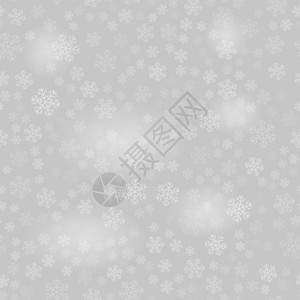百变花样在灰天背景上显示花样冬季圣诞节自然模糊纹理在灰天背景上显示花样背景