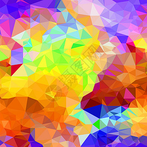 抽象色彩图案几何三角背景图片