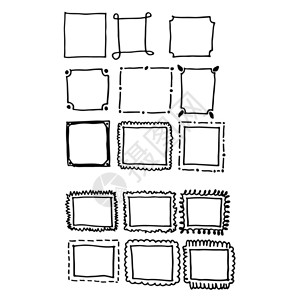 手绘图框架标图片