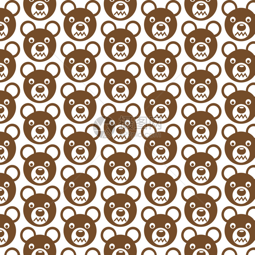 模式背景BearFace情感图标图片