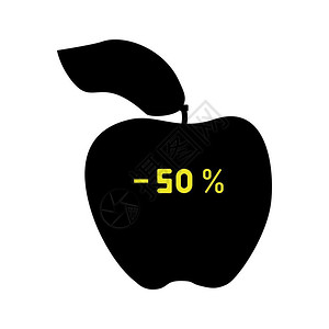 黑贴苹果50黑贴苹果50出售背景图片