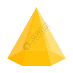 六边三角金字形背景图片